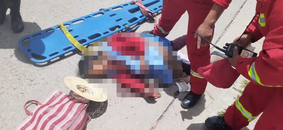 Anciana muere al ser arrollada por cisterna