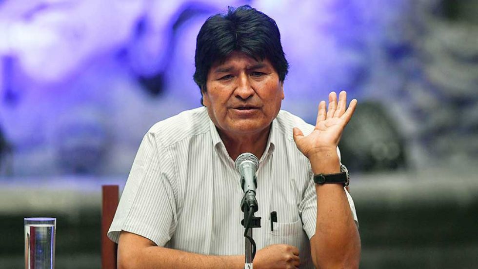 Registran a Evo ante el Órgano Electoral como candidato a senador