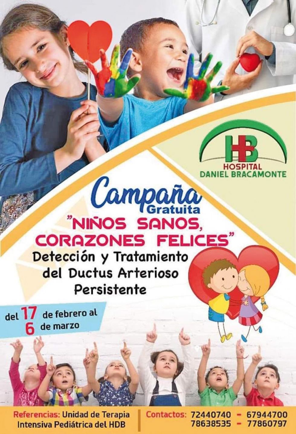 Bracamonte encara campaña infantil para enfermedades del corazón