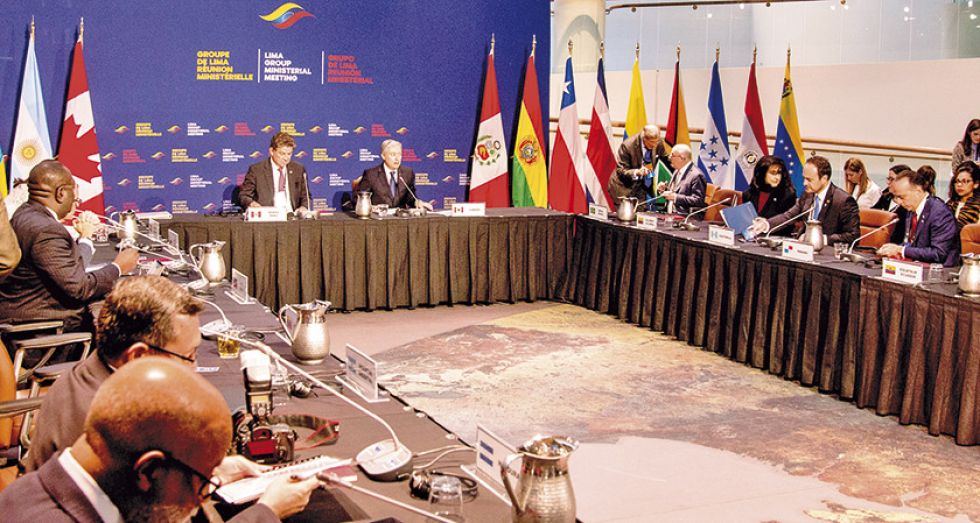 El Grupo de Lima negocia salida a crisis venezolana