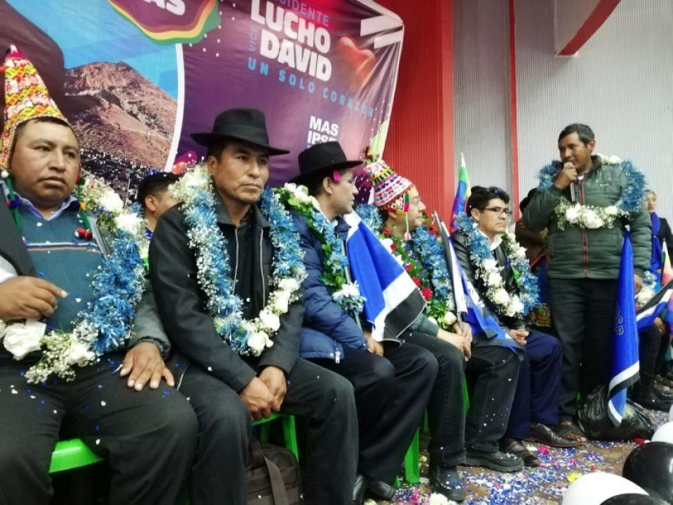 MAS presenta a Diego Pary como candidato a primer senador por Potosí