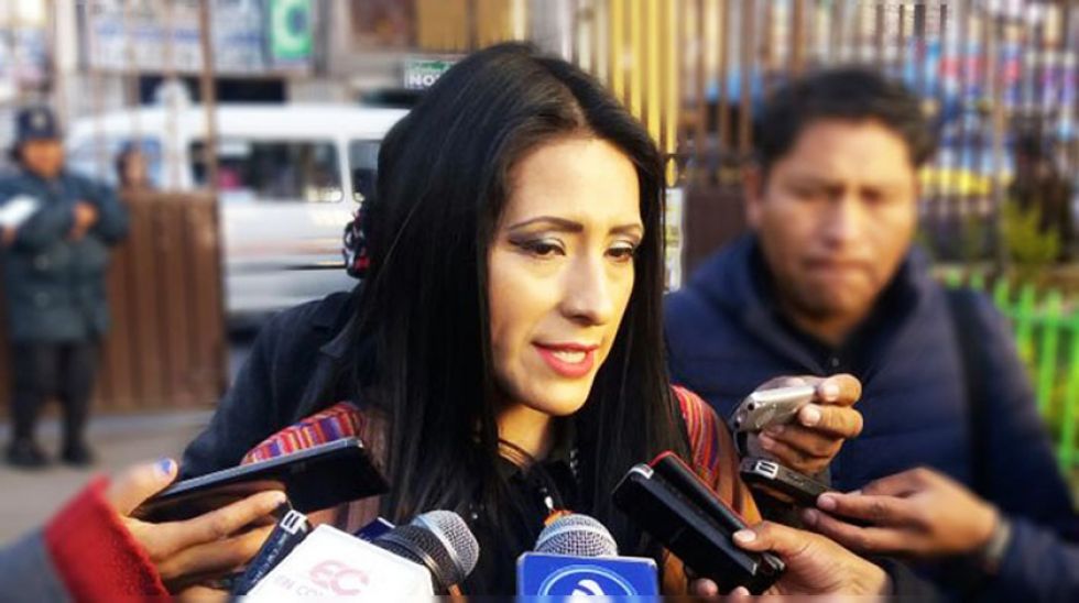Fiscalía cita a declarar a la exministra Alanoca para el 10 de marzo