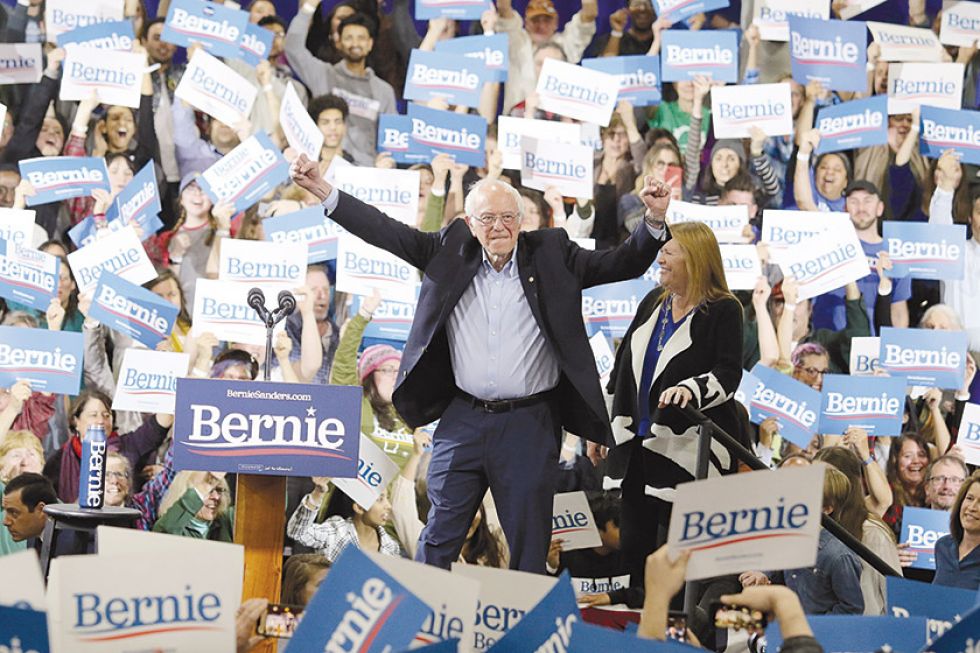 Bernie Sanders, de 78 años cautiva el voto de los jóvenes