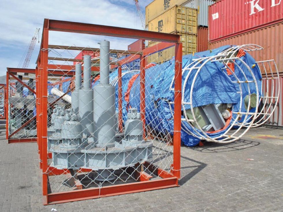 Carga para construir la planta de litio llegó por la terminal de Iquique