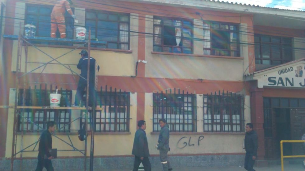 La reparación de escuelas ya alcanzó al 40 por ciento