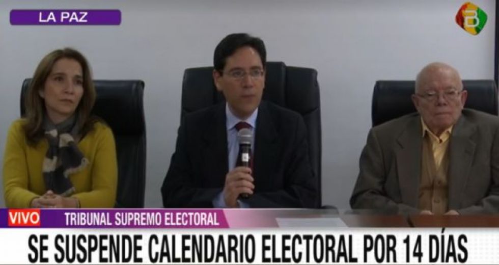 TSE suspende calendario electoral ante emergencia por el COVID-19