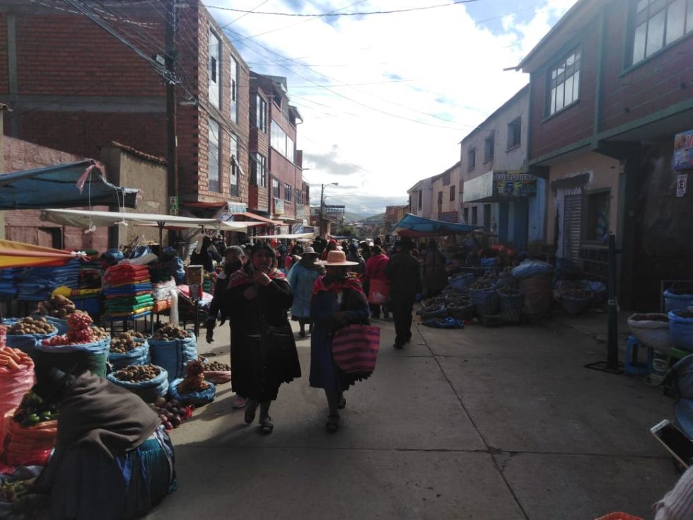 Así está el Mercado Uyuni y sus cercanías
