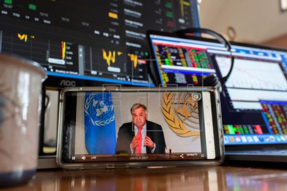 El mundo postcoronavirus, "mucho más digital" y con riesgos, según Guterres