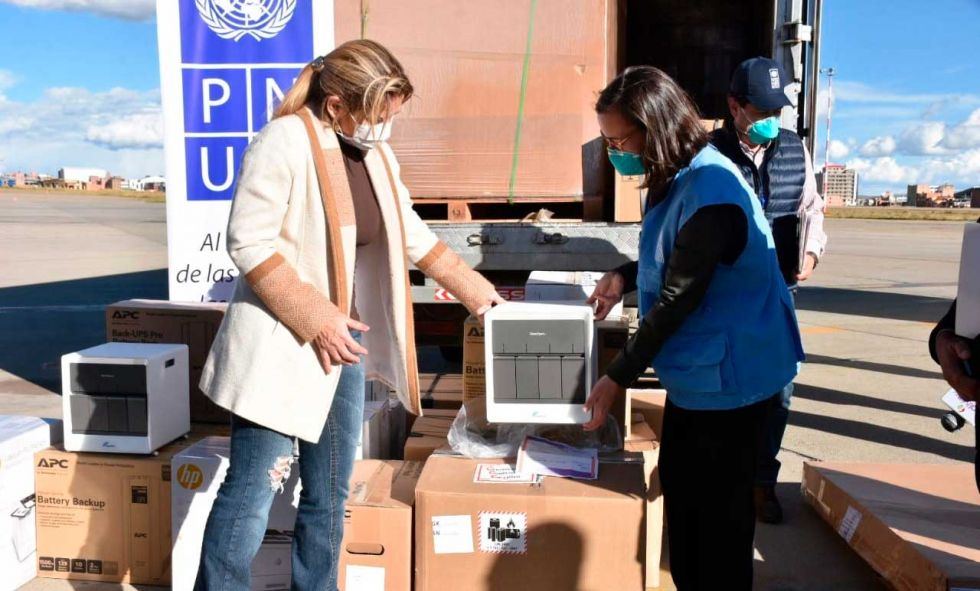 PNUD entrega equipos que multiplicarán capacidad de testeo de coronavirus