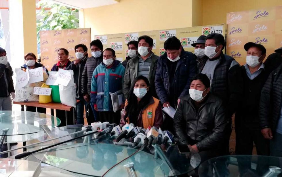 Alcaldía de El Alto entregará 80 mil canastas de alimentos