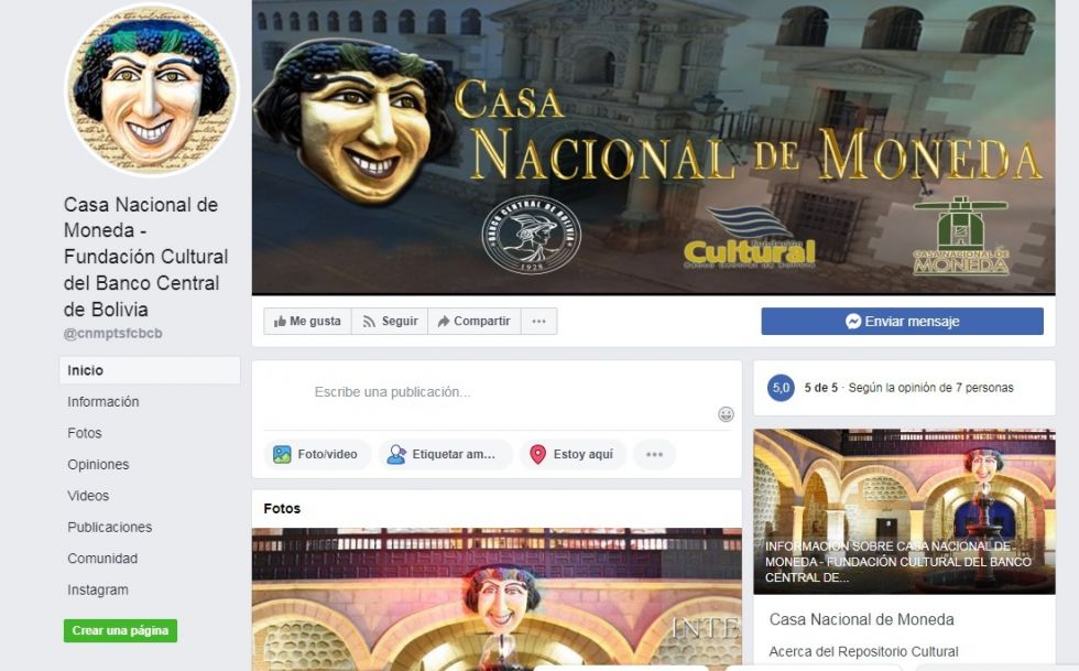 Casa Nacional de Moneda difundirá documentales en Facebook