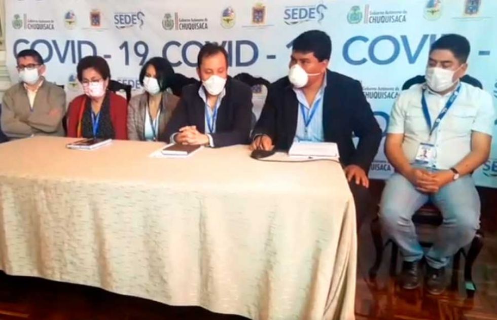 Chuquisaca confirma su segundo caso positivo de Covid-19