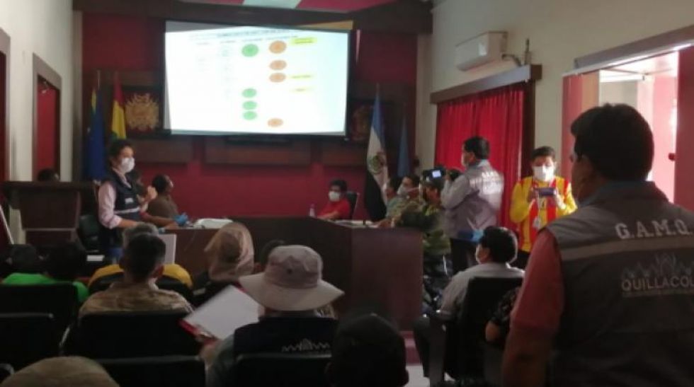Quillacollo suma 13 casos de COVID-19 y autoridades municipales convocan a reunión de emergencia