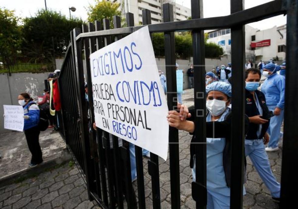 La cifra de muertos por COVID-19 sube a 871 en Ecuador, tras 208 nuevos decesos