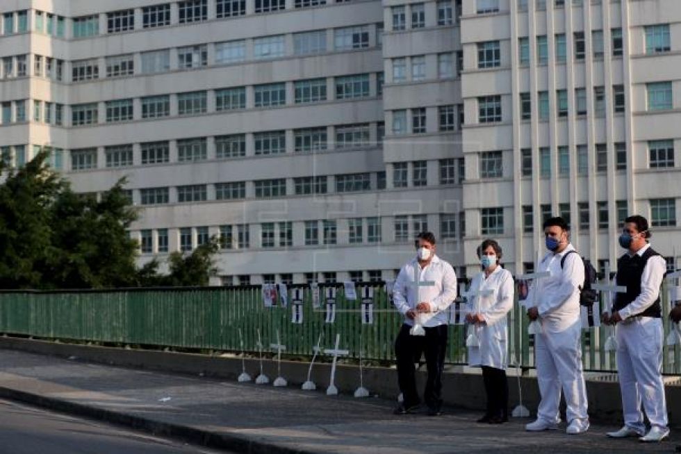 Abren nuevos hospitales de campaña en Brasil ante el avance de la pandemia