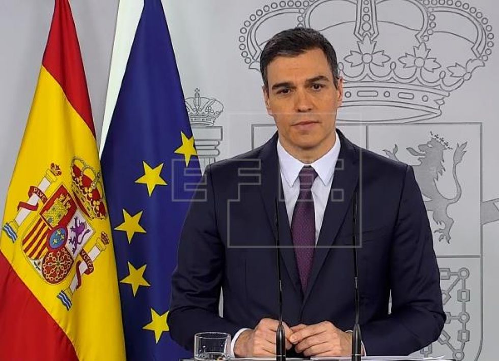 Sanchez pide extender un mes más las medidas excepcionales por el coronavirus en España