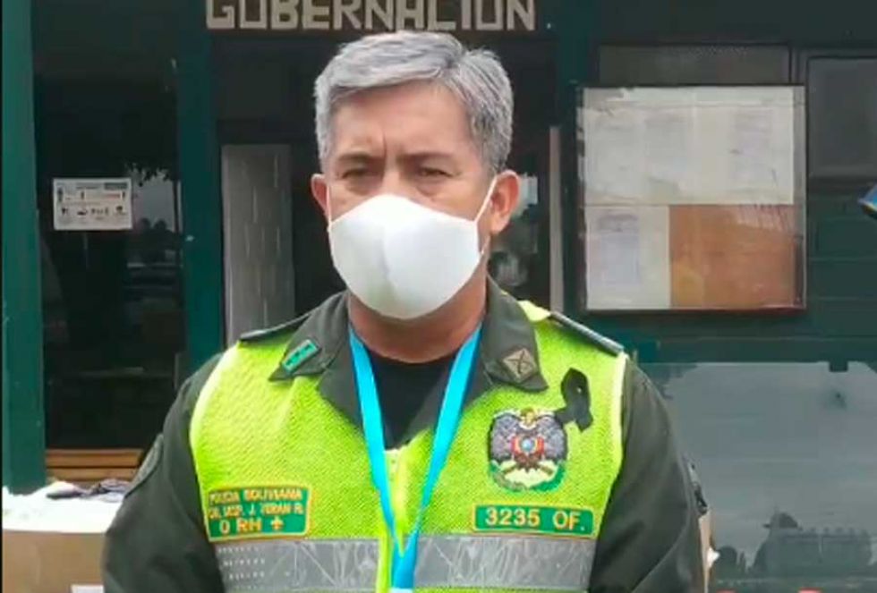 Comandante de la Policía de Santa Cruz da positivo por coronavirus