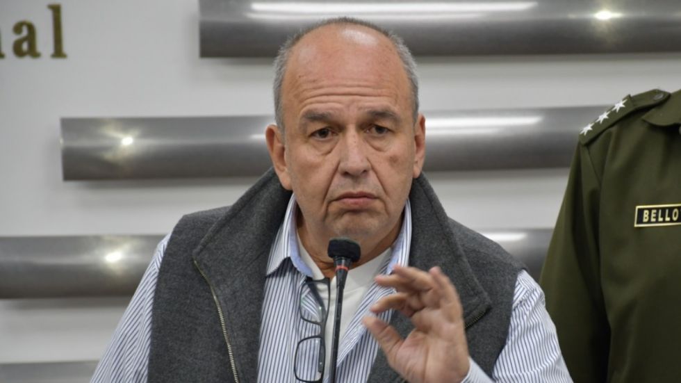 Ministro Murillo señala que hay corruptos “incrustados” en ministerios, la Policía y el Ejército