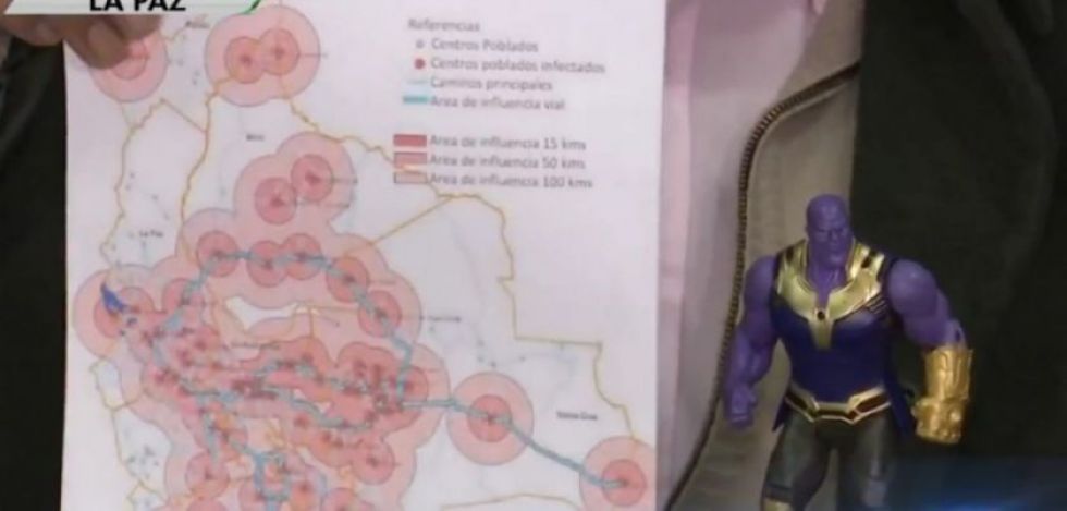 Arias compara al coronavirus con Thanos, villano de “Avengers”
