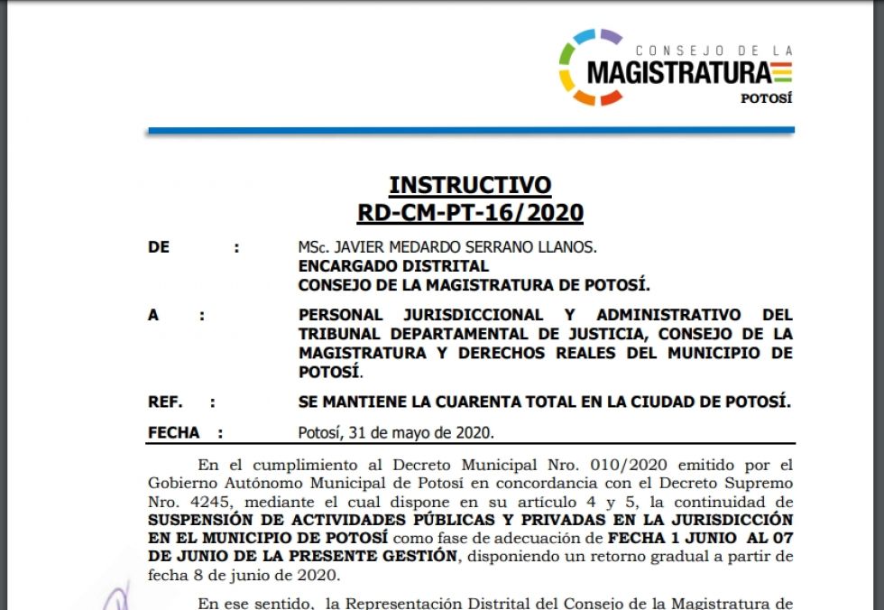 Hay incertidumbre sobre reinicio de actividades judiciales