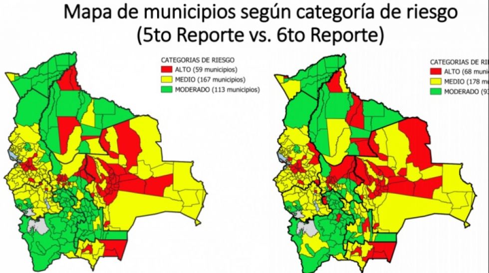 Sube el nivel de riesgo de contagio de COVID-19 en los municipios
