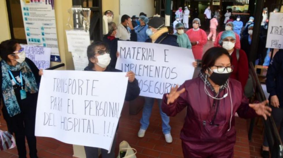 Hay cerca 140 infectados en el personal de salud de Cochabamba y el 60 % son del trópico