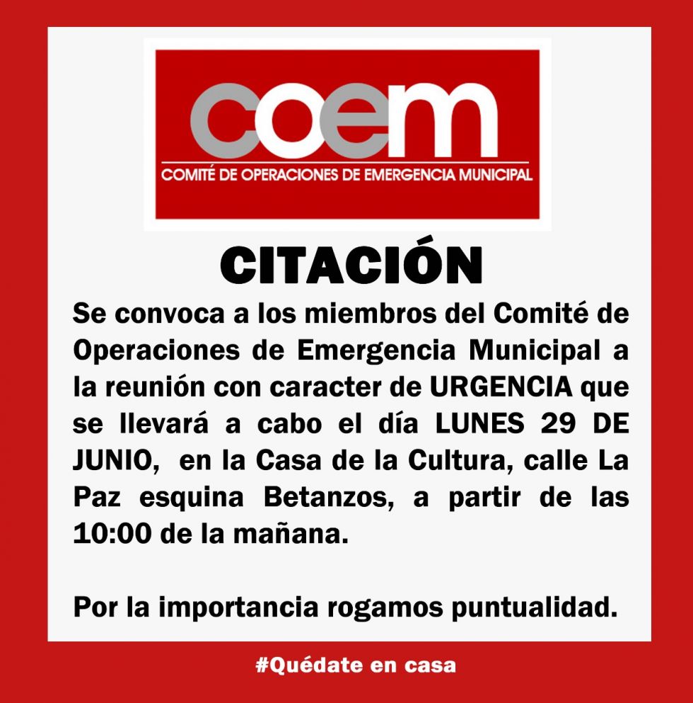 COEM se reunirá este lunes en Potosí