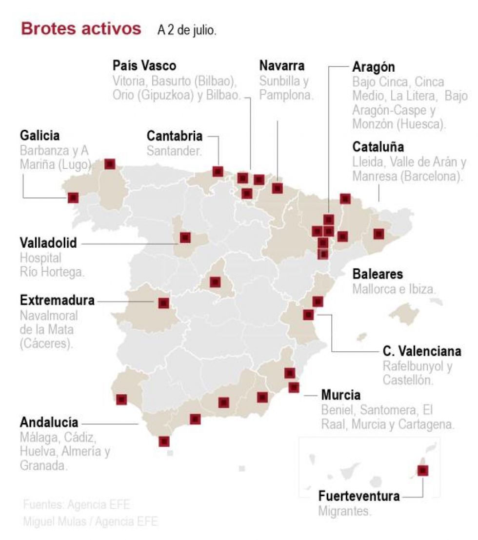 España supera la barrera de los 250.000 casos de coronavirus