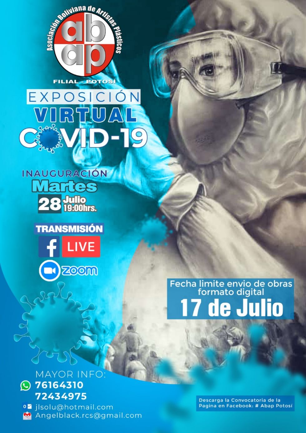 Convocan a artistas a participar de exposición virtual
