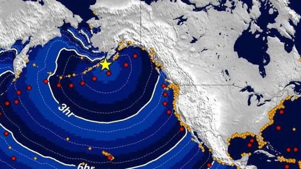Un terremoto de 7,8 en las costas de Alaska provocó una alerta de tsunami