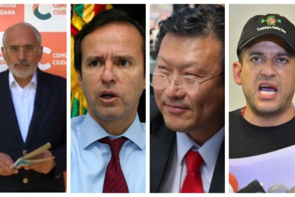 Mesa, Tuto y Chi respaldan la postergación de las elecciones; Camacho cuestiona la nueva fecha