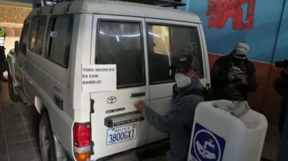 Ambulancia en la sede de las bartolinas en Cochabamba fue confiscada