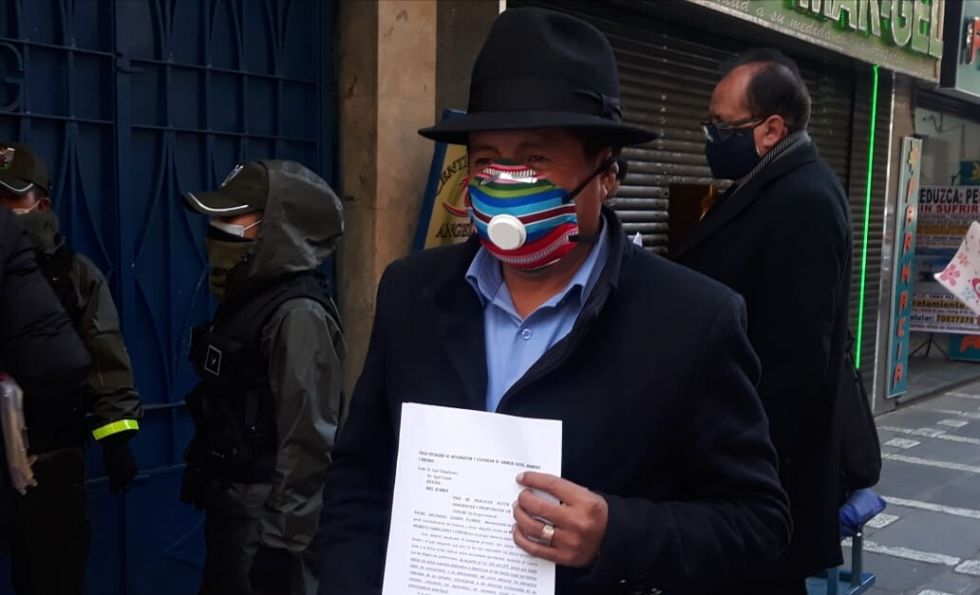 Quispe reclama a la Fiscalía que cite a Arce por caso Fondo Indígena