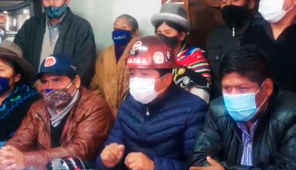 COB y organizaciones intensificarán movilización en Bolivia