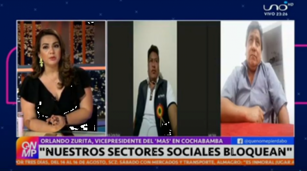 El MAS admite que participa en los bloqueos de caminos y que la movilización es política