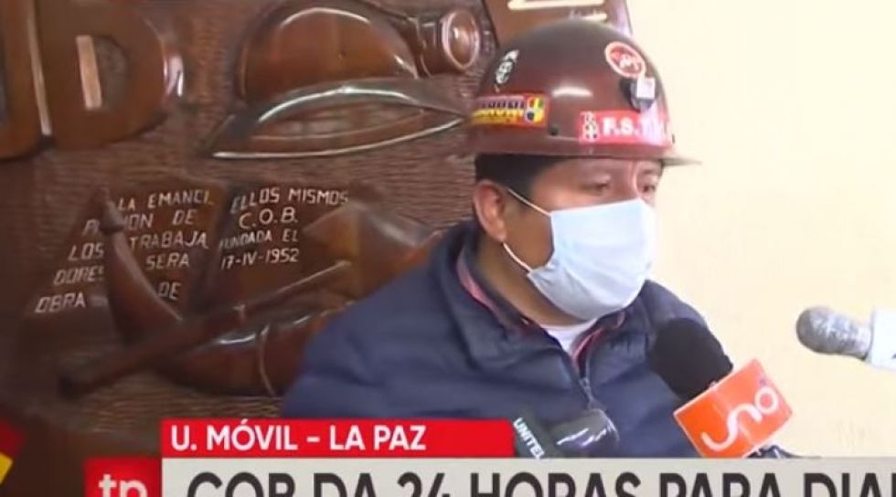Huarachi pide elecciones para el 11 de octubre pero admite que “no hay mucha diferencia” con el 18