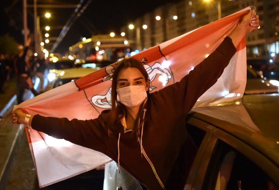 Las cadenas humanas se multiplican en Bielorrusia contra la represión
