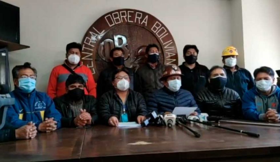 COB declara cuarto intermedio en conflicto hasta el 18 de octubre
