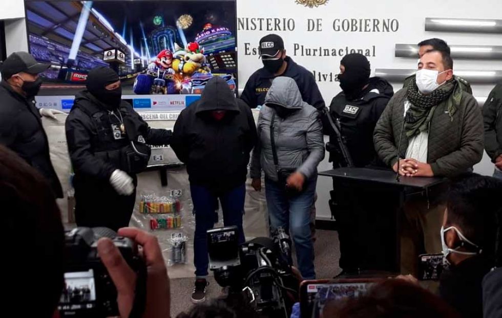 Explosiones en la COB: Acusados llevaban dinamita, granada de gas y bazuca artesanal