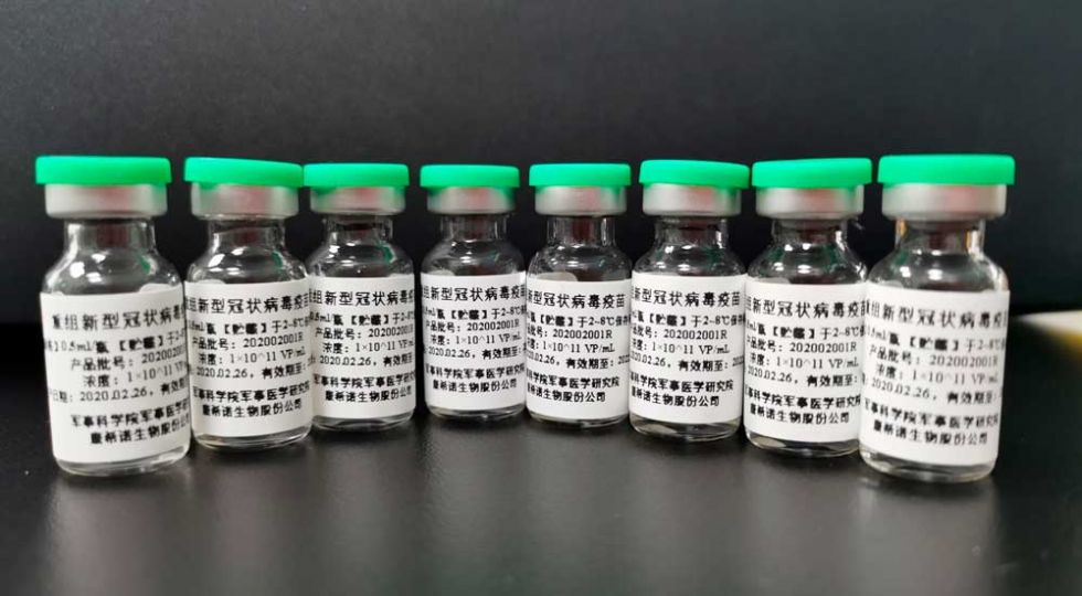China registra una patente de vacuna contra la COVID-19