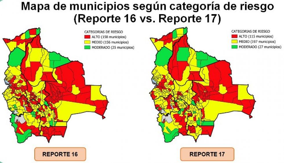 Tacobamba y Ckochas son catalogados entre los 10 municipios de más alto riesgo en Bolivia