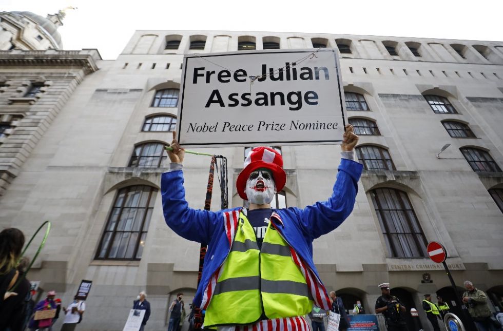 Juicio de extradición de Assange a Estados Unidos se reanudó en Londres