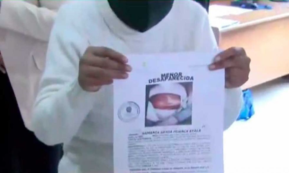 Madre denuncia que le arrebataron a su bebé en La Paz 
