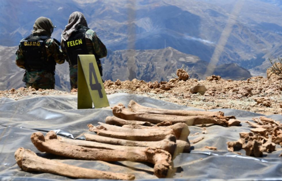 La Paz: Intensificarán rastrillaje donde hallaron restos en fosas comunes