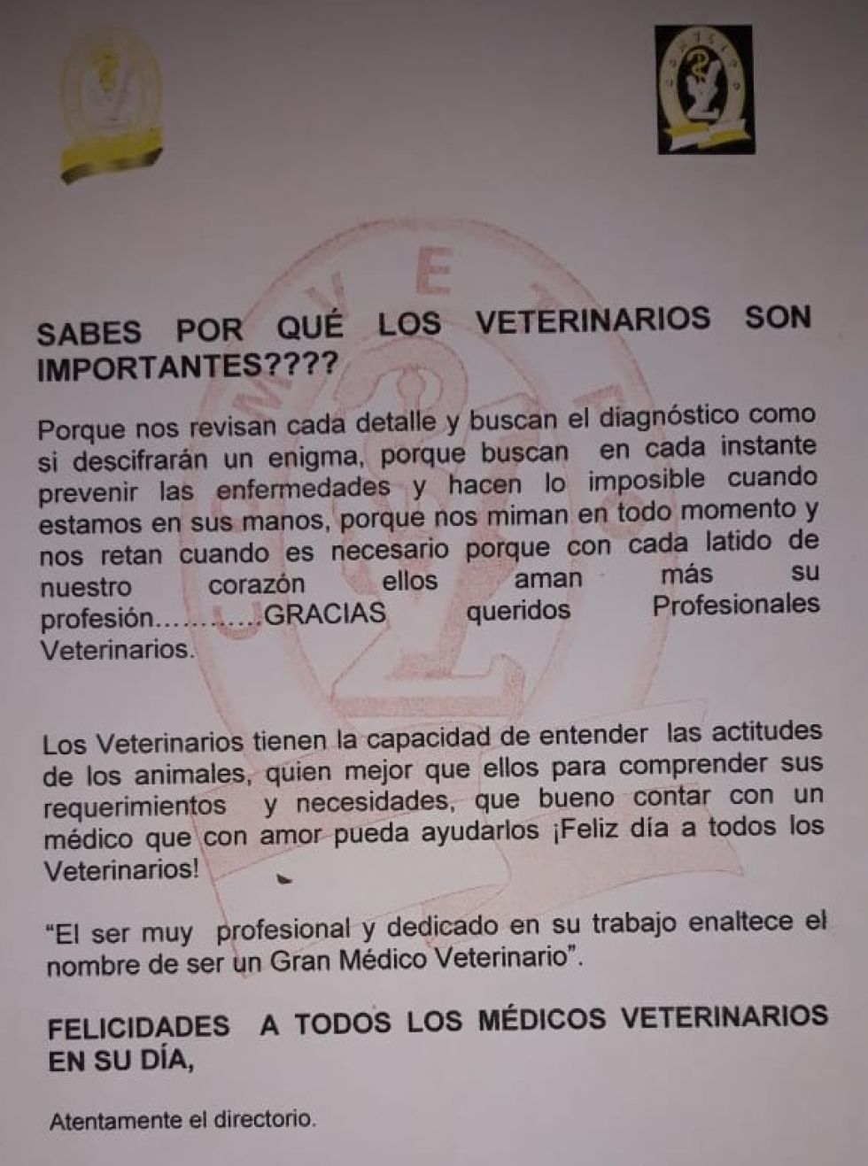 Veterinarios celebran su día con más de 120 afiliados en Potosí
