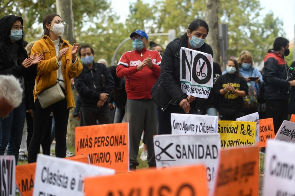 Justicia española rechaza confinamiento en Madrid
