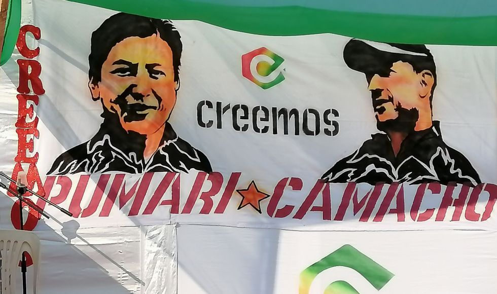 Marco Pumari dice que “sería un grave error” dejar la candidatura