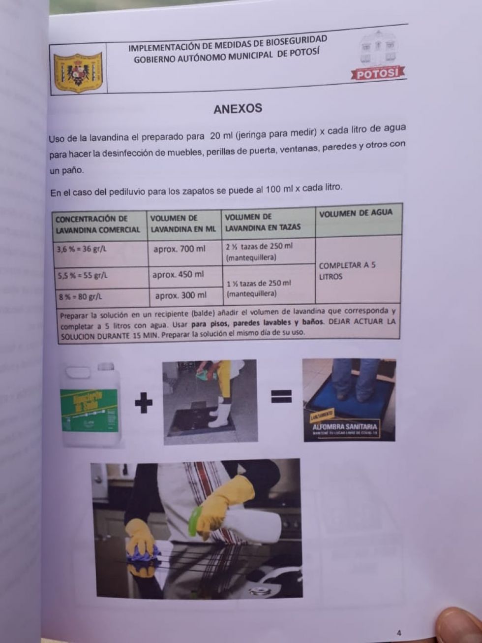Se autoriza el armado de tumbas en Todos Santos en Potosí