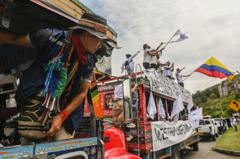 FARC protesta contra el gobierno colombiano por asesinato de excombatientes