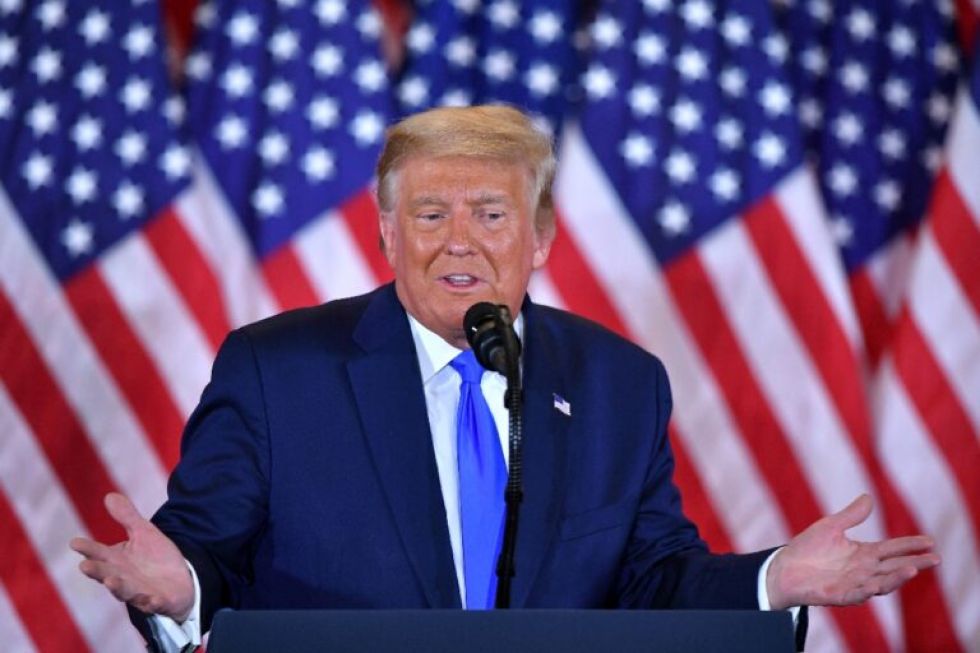Trump afirma que ganó las elecciones pese a que el recuento continúa en varios estados